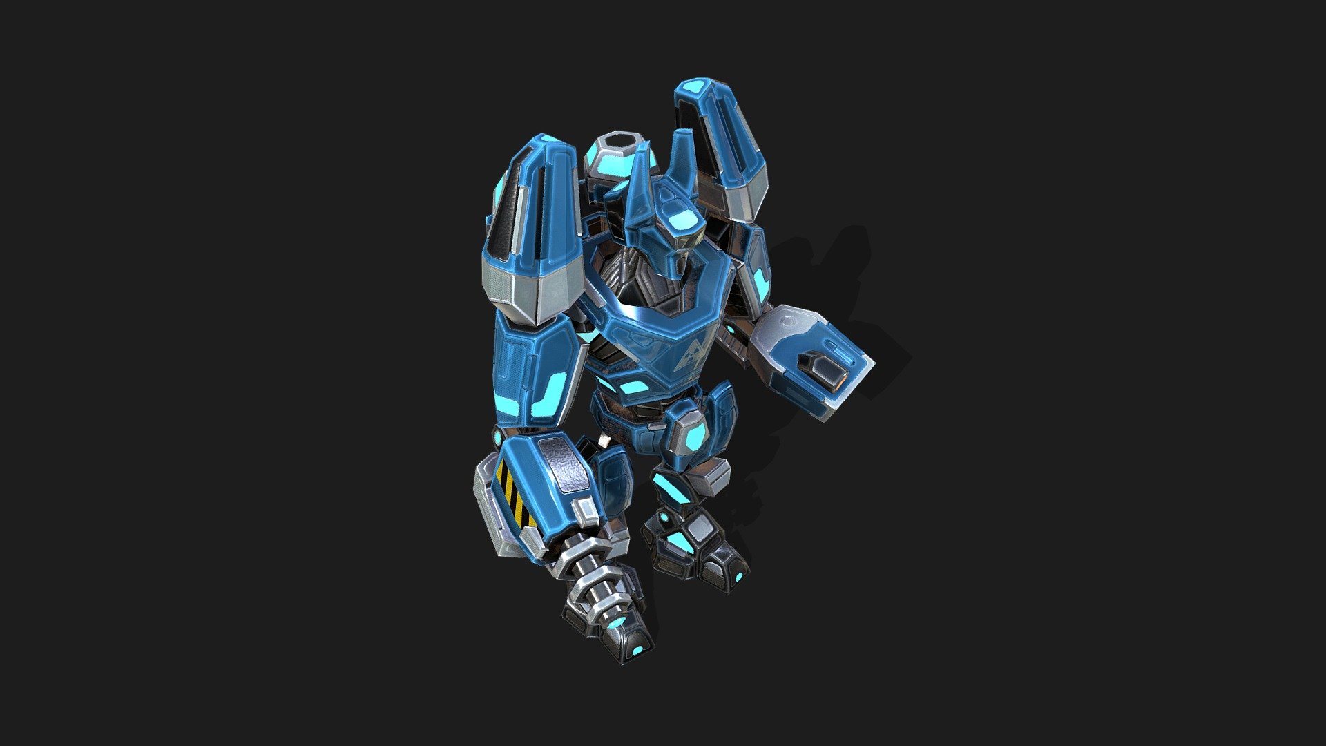 xWar: Commander Phy - 3D model by Miguel Beckers (@miguelbeckers) 3d model