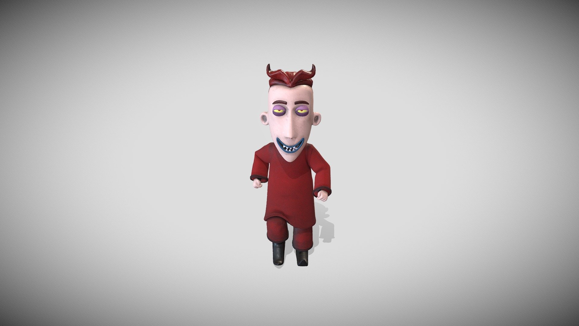 Lock (the strange world of jack) - Character 3D Rigged animated Low Poly

Artwork based on Tim Burton’s The Nightmare Before Christmas - Lock character animated - 3D model by speedtwo 3d model