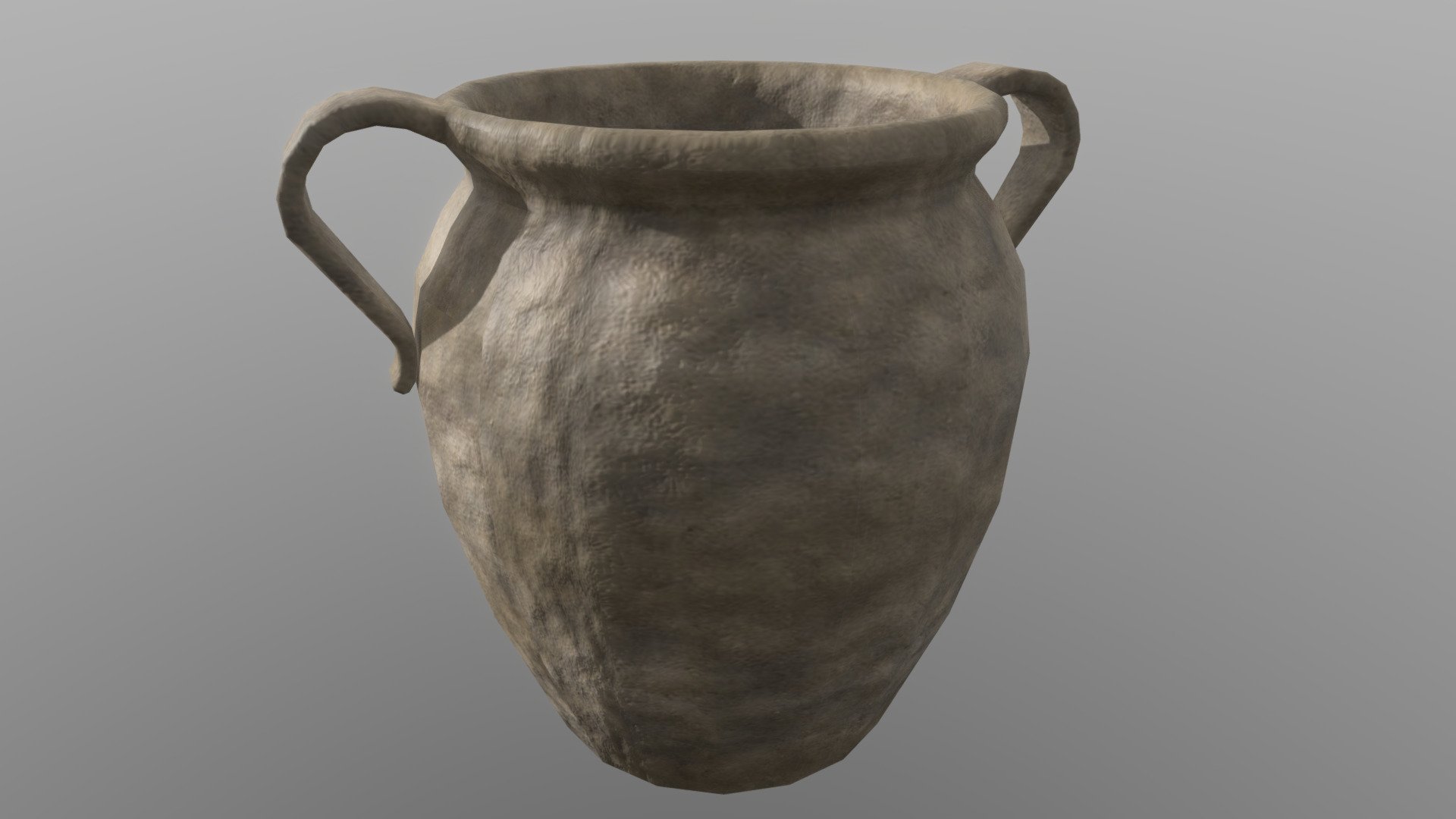 Clay Pot 5 (Viking)
Bring your 3D model of a clay pot to life with this  low-poly design. Perfect for use in games, animations, VR, AR, and more, this model is optimized for performance and still retains a high level of detail.


Features



low poly design with 580 vertices

1,178 edges

600 faces (polygons)

1,156 tris

2k PBR Textures and materials

File formats included: .obj, .fbx, .dae


Tools Used
This Clay Pot 3D model was created using Blender 3.3.1, a popular and versatile 3D creation software.


Availability
This low-poly Clay Pot 3D model is ready for use and available for purchase. Bring your project to the next level with this high-quality and optimized model 3d model