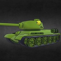 T-34-85 CARTOON tank-cartoon