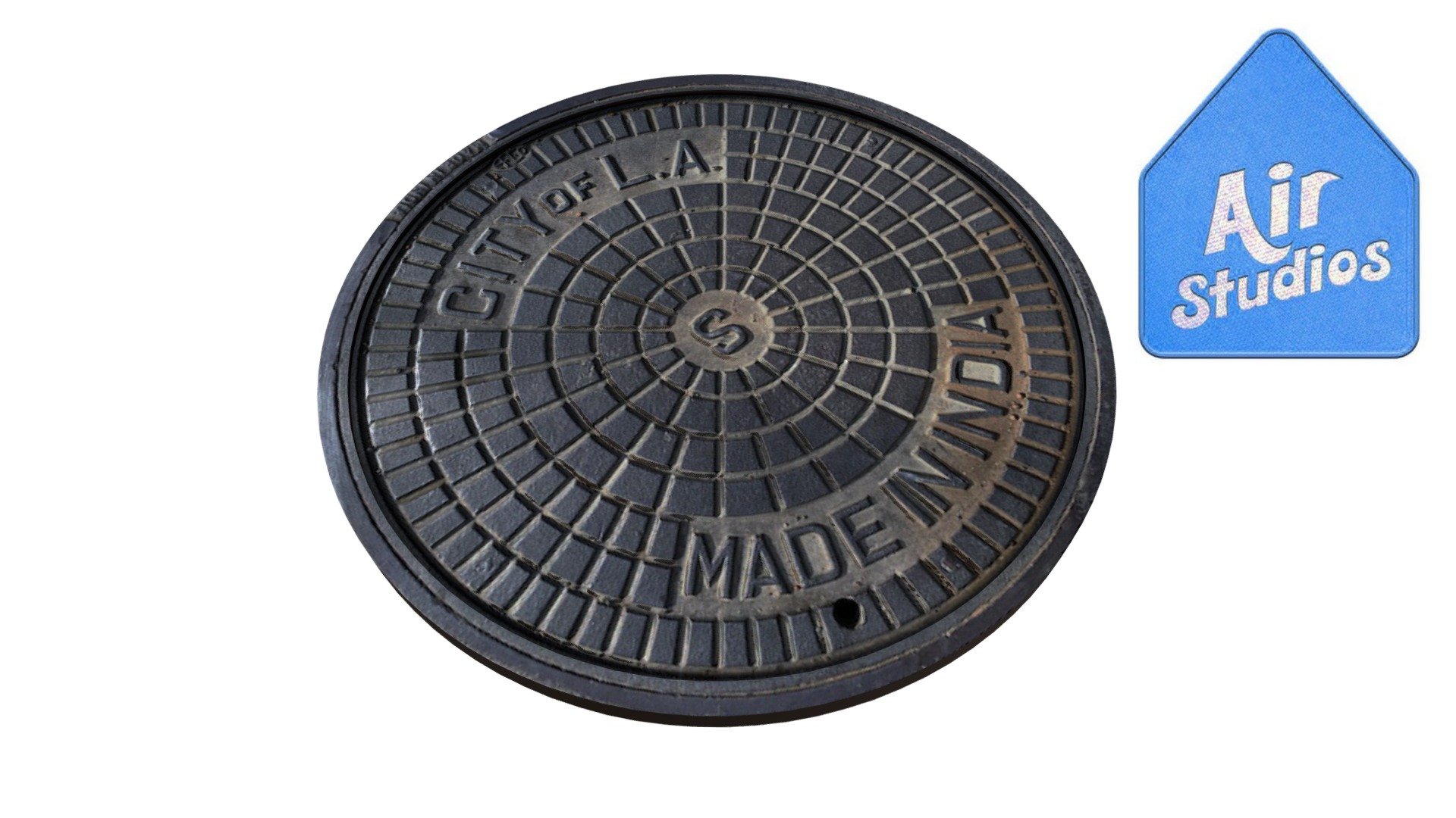 La Manhole Cover
Made in Maya - LA Manhole Cover - Buy Royalty Free 3D model by AirStudios (@sebbe613) 3d model