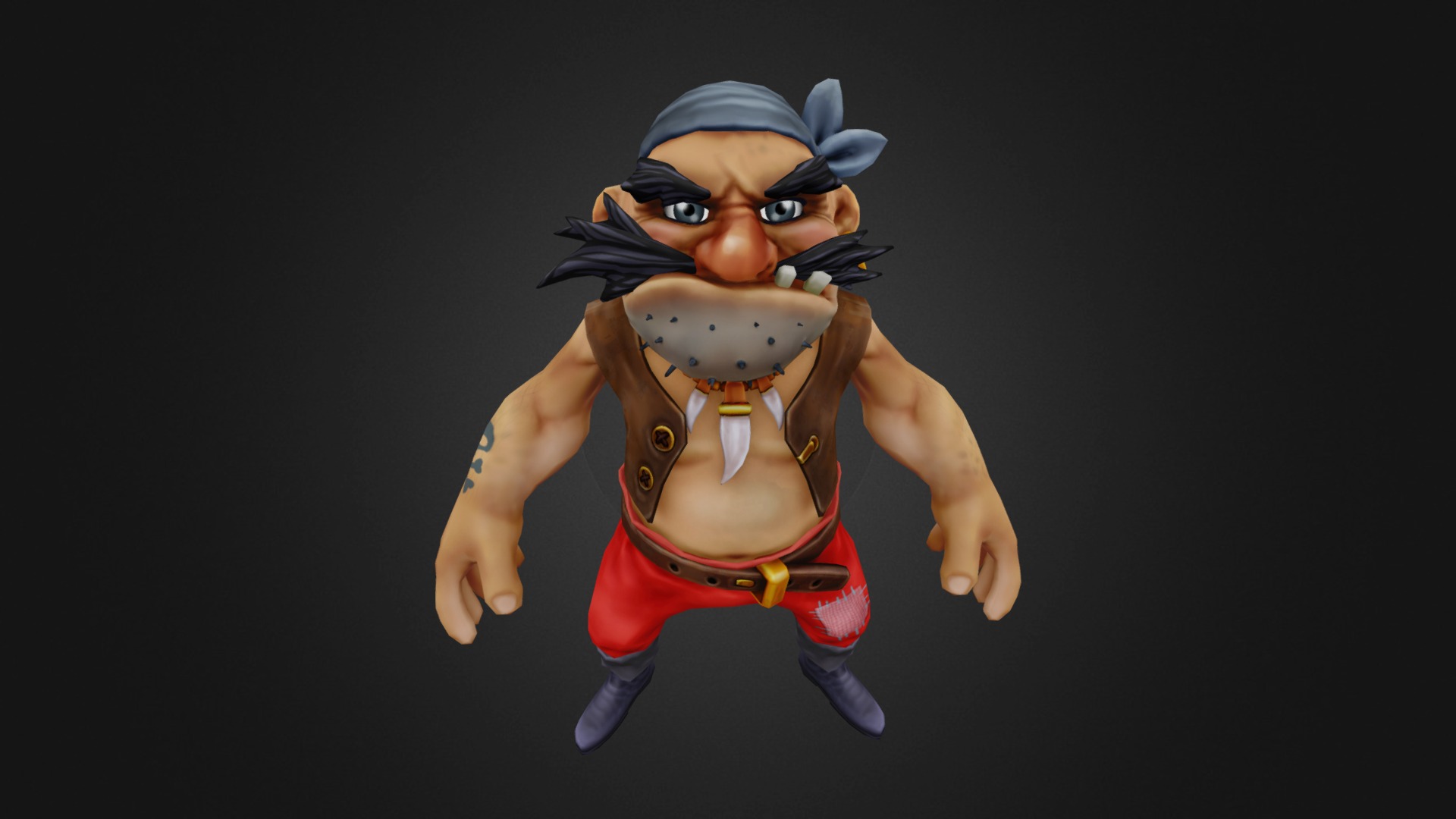 Pirat - 3D model by androniy_pa150 3d model