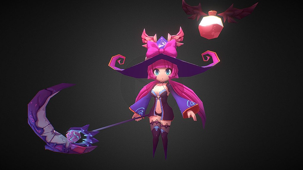 From Minimon Masters(2015, 2016 iOS, AOS) - Puding - 3D model by MAR10 (@hex2go) 3d model
