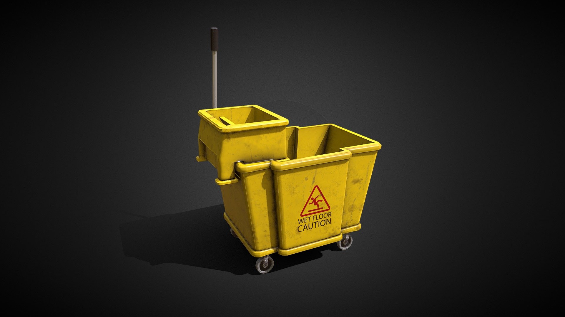 An asset for the game Recreant - Mop Bucket Asset - 3D model by Madison Riley (@maddilriley) 3d model