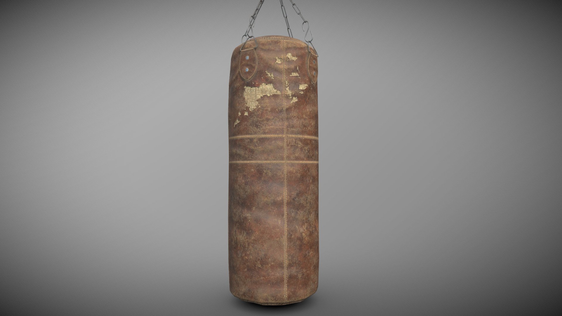 A practice with leather texture - Boxing Bag - Download Free 3D model by Francisco Alvarez Mendez (@FranciscoAlvarez) 3d model