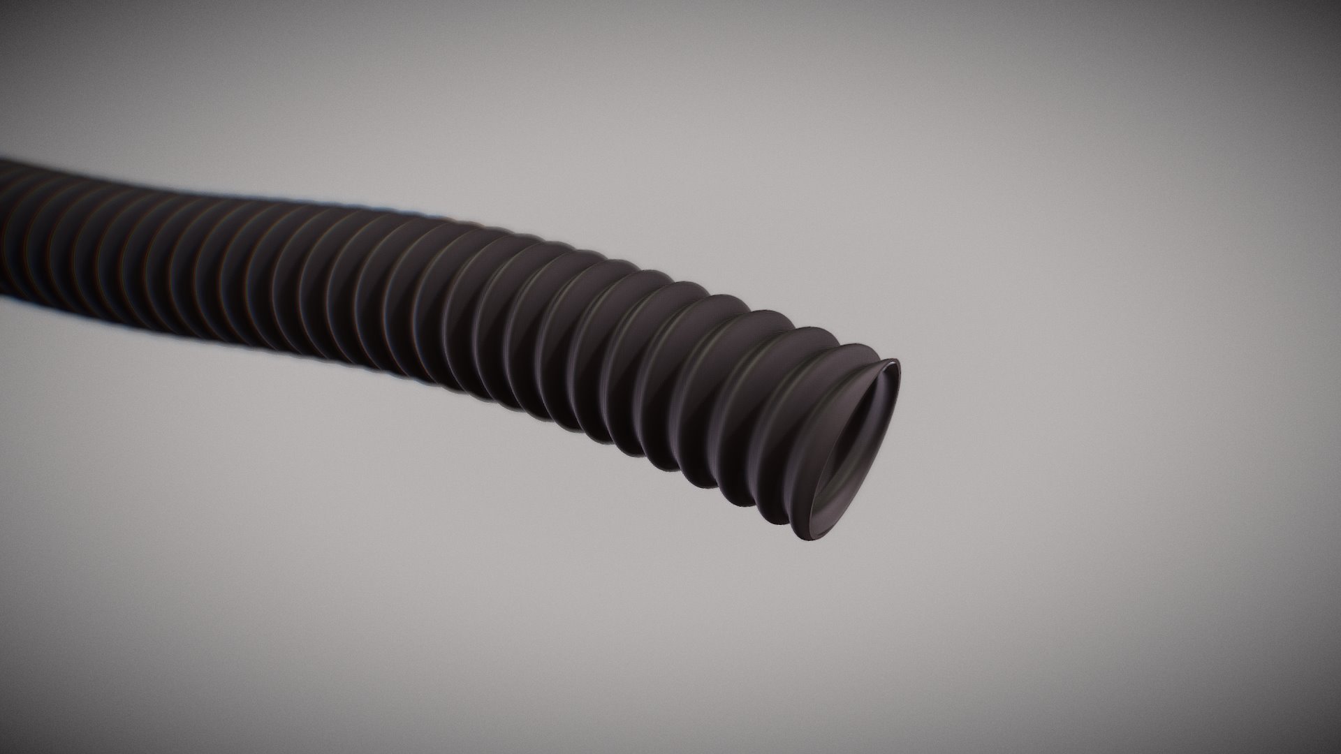 Flarelock Crushproof Exhaust Hose - Flarelock Hose - 3D model by aircleaningspecialist 3d model
