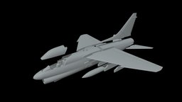 A-7 CORSAIR II SCALE 1:72 PRINTABLE STL FILES