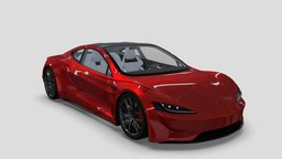 Tesla Roadster roadster, tesla, electrocar, vehicle, racing, car, sport, electric