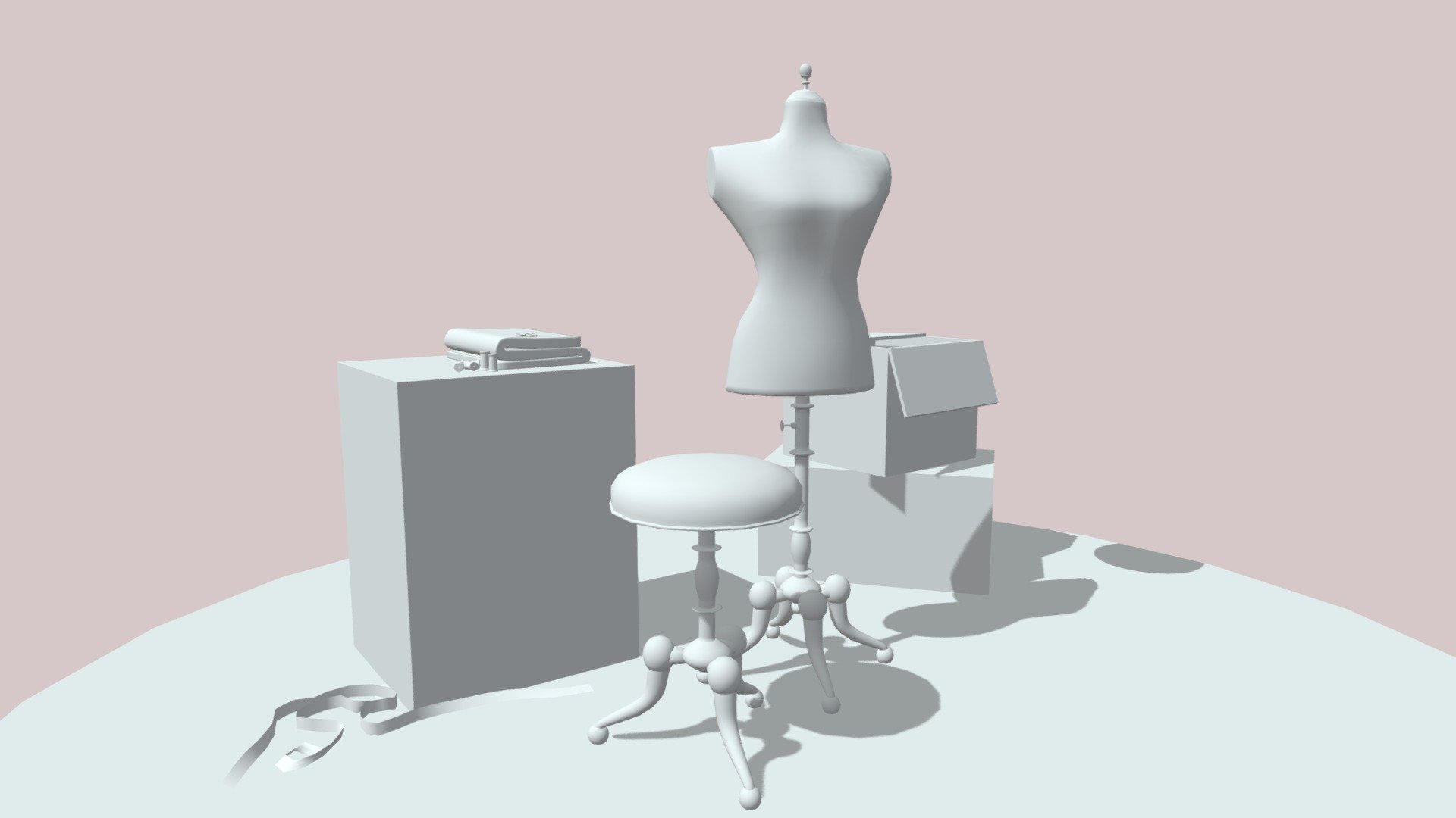 Designer moving in - 3D model by Monica_S (@monica_saldana) 3d model