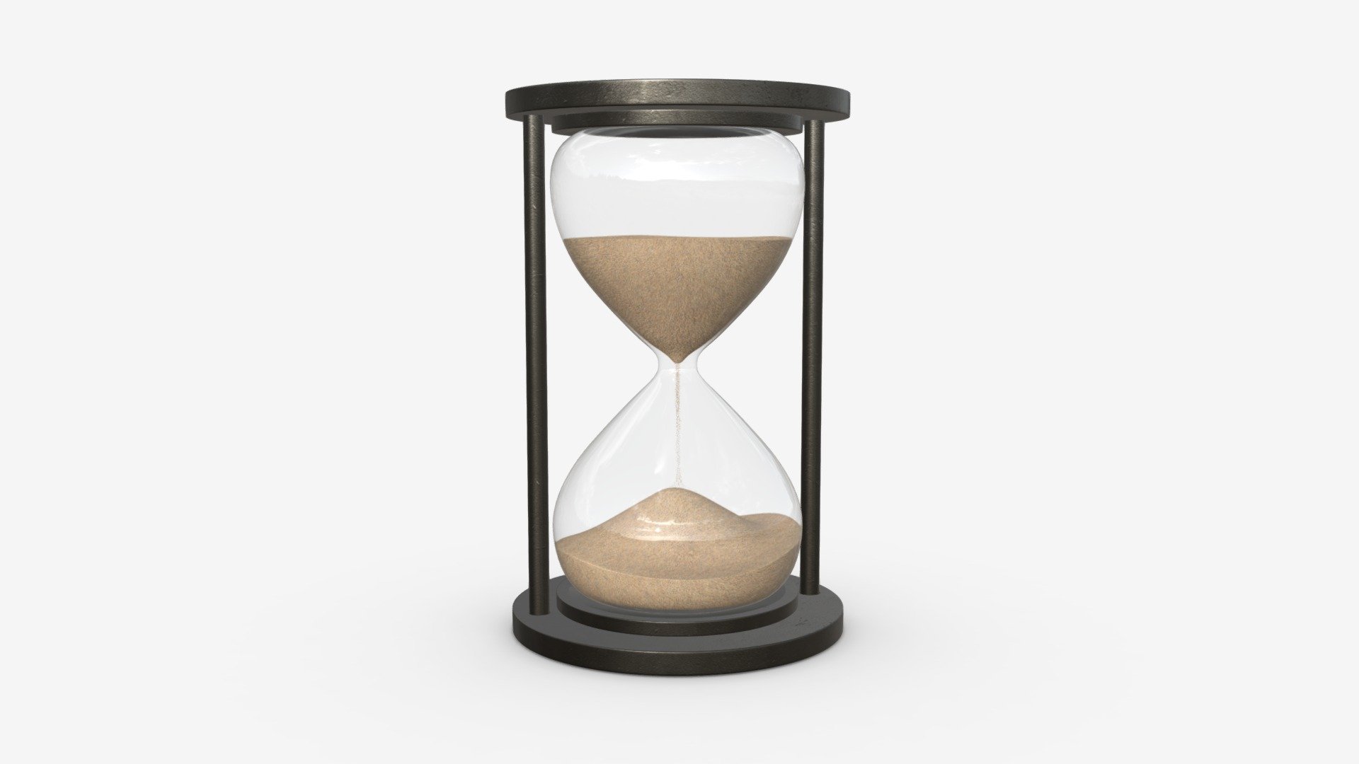 Hourglass egg timer 04 - Buy Royalty Free 3D model by HQ3DMOD (@AivisAstics) 3d model