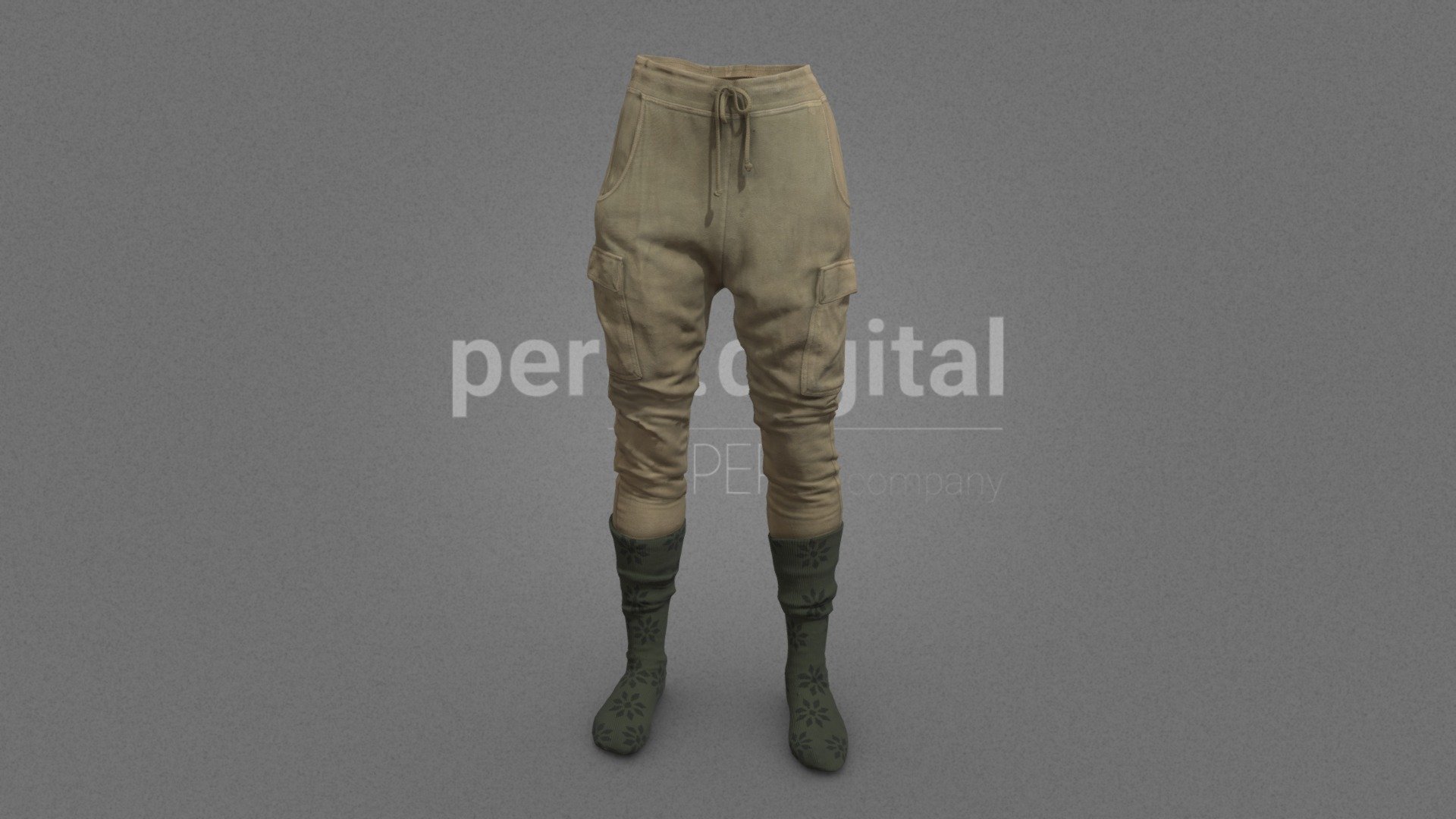 Our Wasteland Garments collection consists of several garments, which you can use in your audiovisual creations, extracted and modeled from our catalog of photogrammetry pieces.

They are optimized for use in 3D scenes of high polygonalization and optimized for rendering. We do not include characters, but they are positioned for you to include and adjust your own character. They have a model LOW (_LODRIG) inside the Blender file (included in the AdditionalFiles), which you can use for vertex weighting or cloth simulation and thus, make the transfer of vertices or property masks from the LOW to the HIGH** model.

We have included the texture maps in high resolution, as well as the Displacement maps, so you can make extreme point of view with your 3D cameras, as well as the Blender file so you can edit any aspect of the set.

Enjoy it.

Web: https://peris.digital/ - Wasteland Garments Series - Model 13 Pants - 3D model by Peris Digital (@perisdigital) 3d model