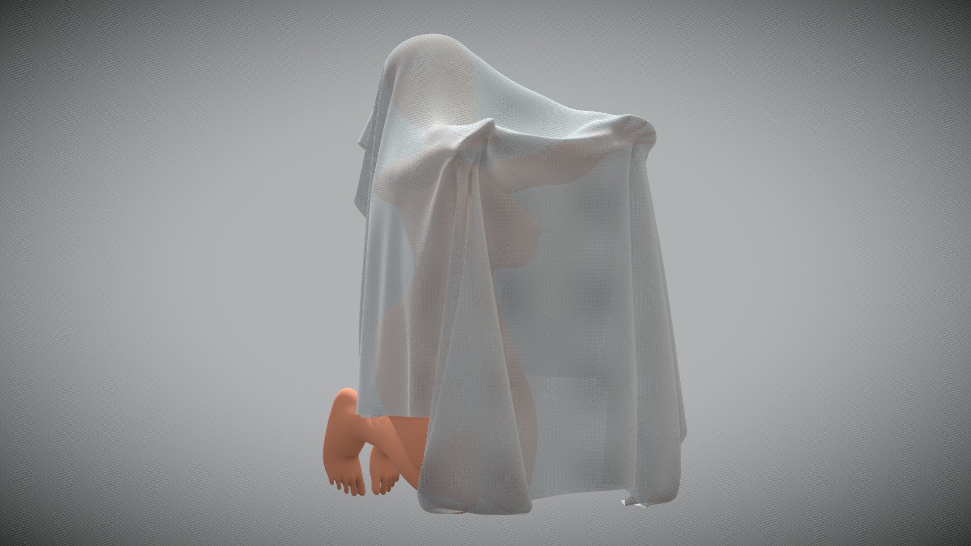 Cloth girl - 3D model by Dalopera3D 3d model