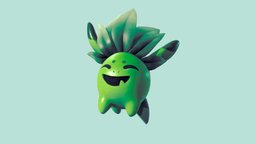 Green Drakky Fruit (Concept by Sandstormer Art) cute, monsters, creature, monrades