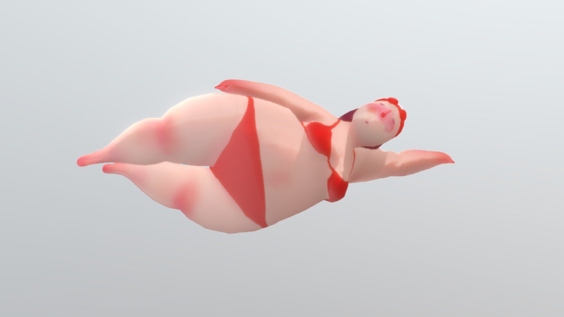 From our team’s art installation powered by UE4: Salsa Swims 3d model