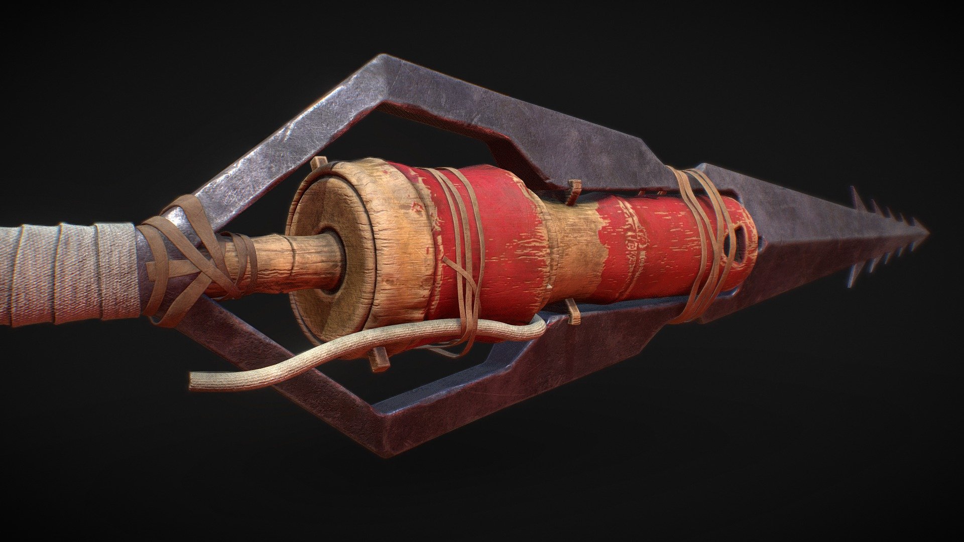 One of the 3 props I made for Artstation Feudal Japan challenge.
For more check out my submission page: https://goo.gl/deE3wD
and artstation post: https://goo.gl/cZCrbC - Explosive Kunai Feudal Japan challenge - 3D model by Artem Mykhailov (@CGArtem) 3d model