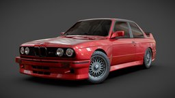 [FREE] BMW M3 E30 bmw, vintage, sports, m3, e30, classic, blender, car