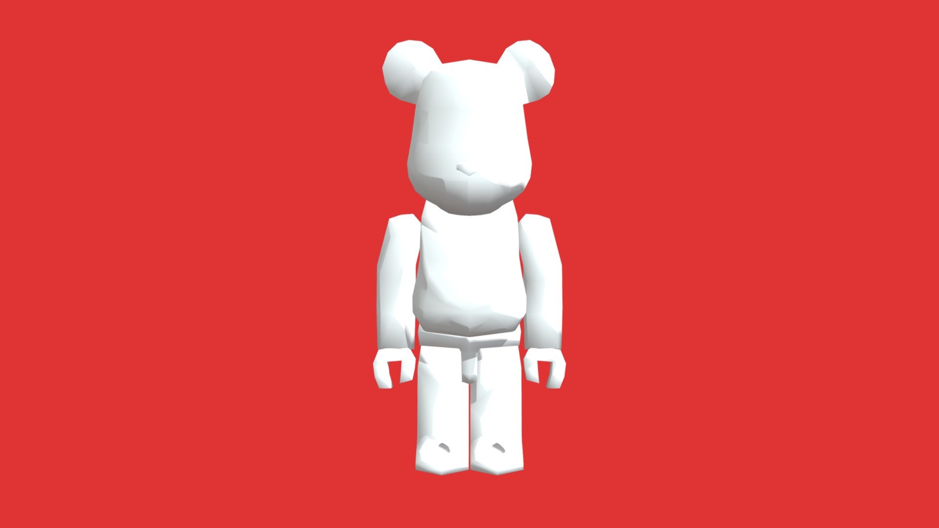 Model：BearBrick - BearBrick - Download Free 3D model by O-Sushi 3d model