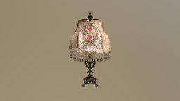 Victorian Lamp lamp, victorian, midpoly