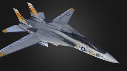 F-14A "Swordsmen" f14, fighter, historical, pilot, tomcat, american, f-14, f-14a, warthunder, jet, vietnam, substancepainter, substance, usa, f14a