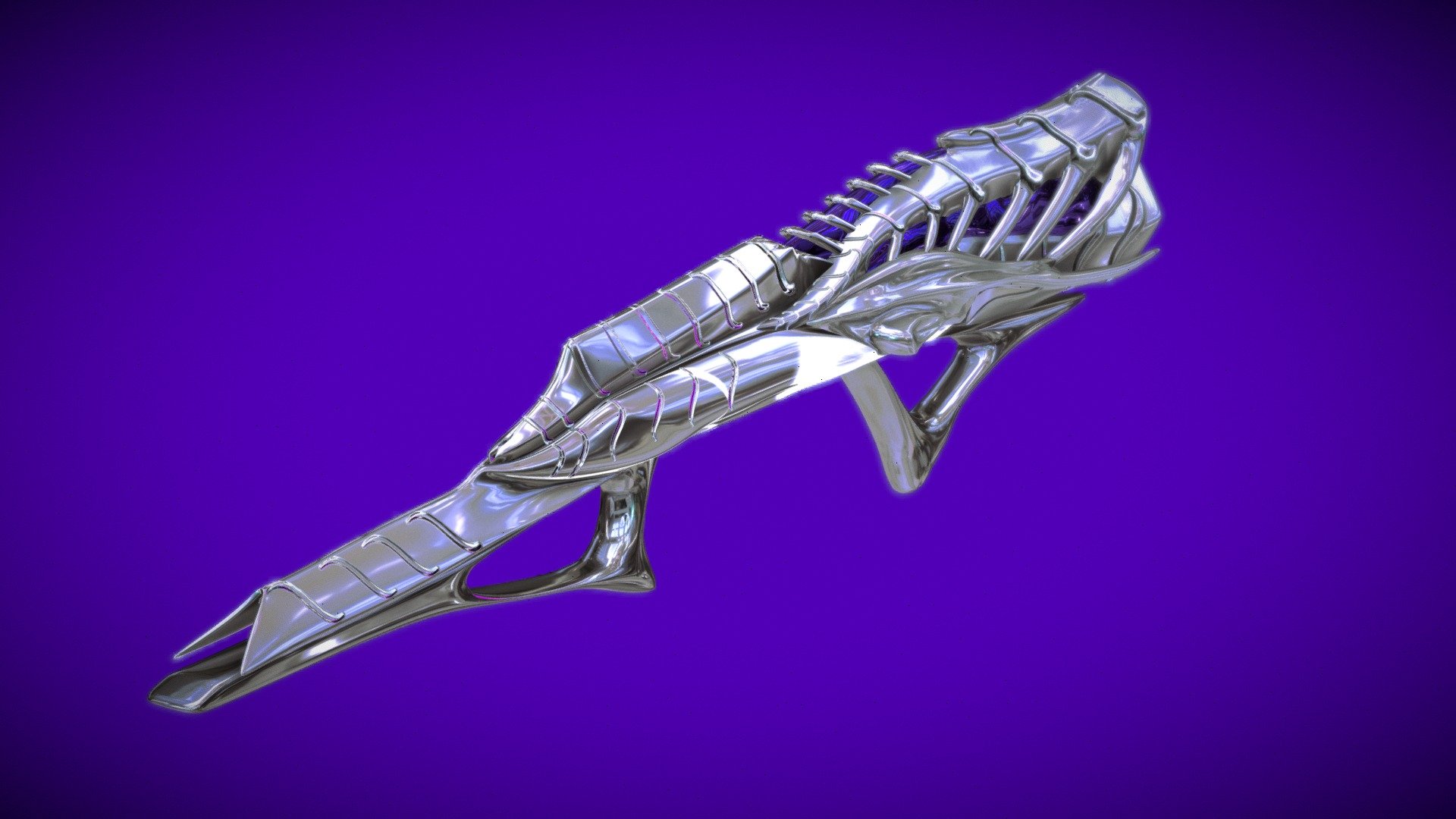 Alien Weapon for NFT project - AlienWeapon - Buy Royalty Free 3D model by CHMIL Studio (@chmilstudio) 3d model