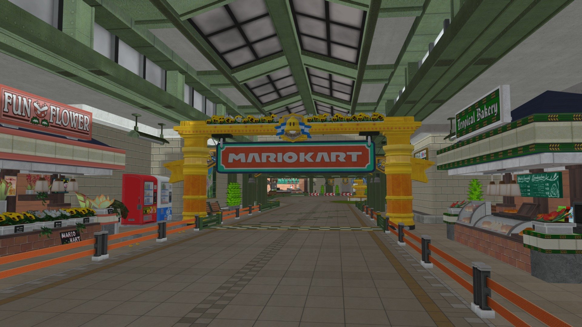 Wii U - Mario Kart 8 - Super Bell Subway - Download Free 3D model by Garu (@Garu.The.Ninja) 3d model