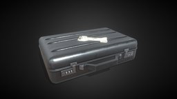 Briefcase trolley, suit, prop, suitcase, briefcase, substancepainter, substance, asset, lugages
