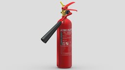 Carbon Dioxide Fire Extinguisher system, fighter, tools, extinguisher, dome, equipment, wet, sign, chemical, reel, foam, emergency, carbon, sprinkler, abc, fire, water, spray, box, hose, exit, 3d, interior, industrial, dioxid