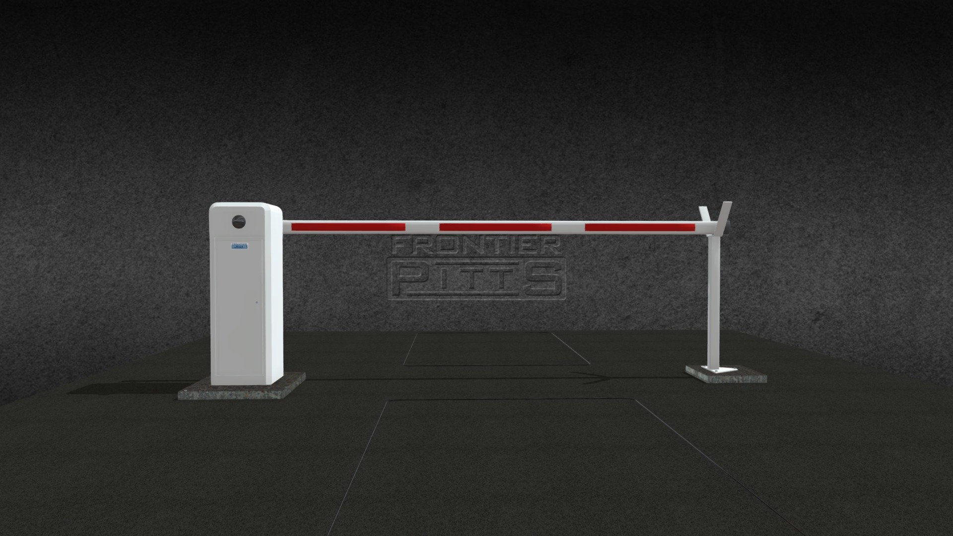 Frontier Pitts Automatic Rising Arm Barrier model FBA - 36 - FBA - 3D model by Frontier Pitts Ltd. (@frontierpitts) 3d model