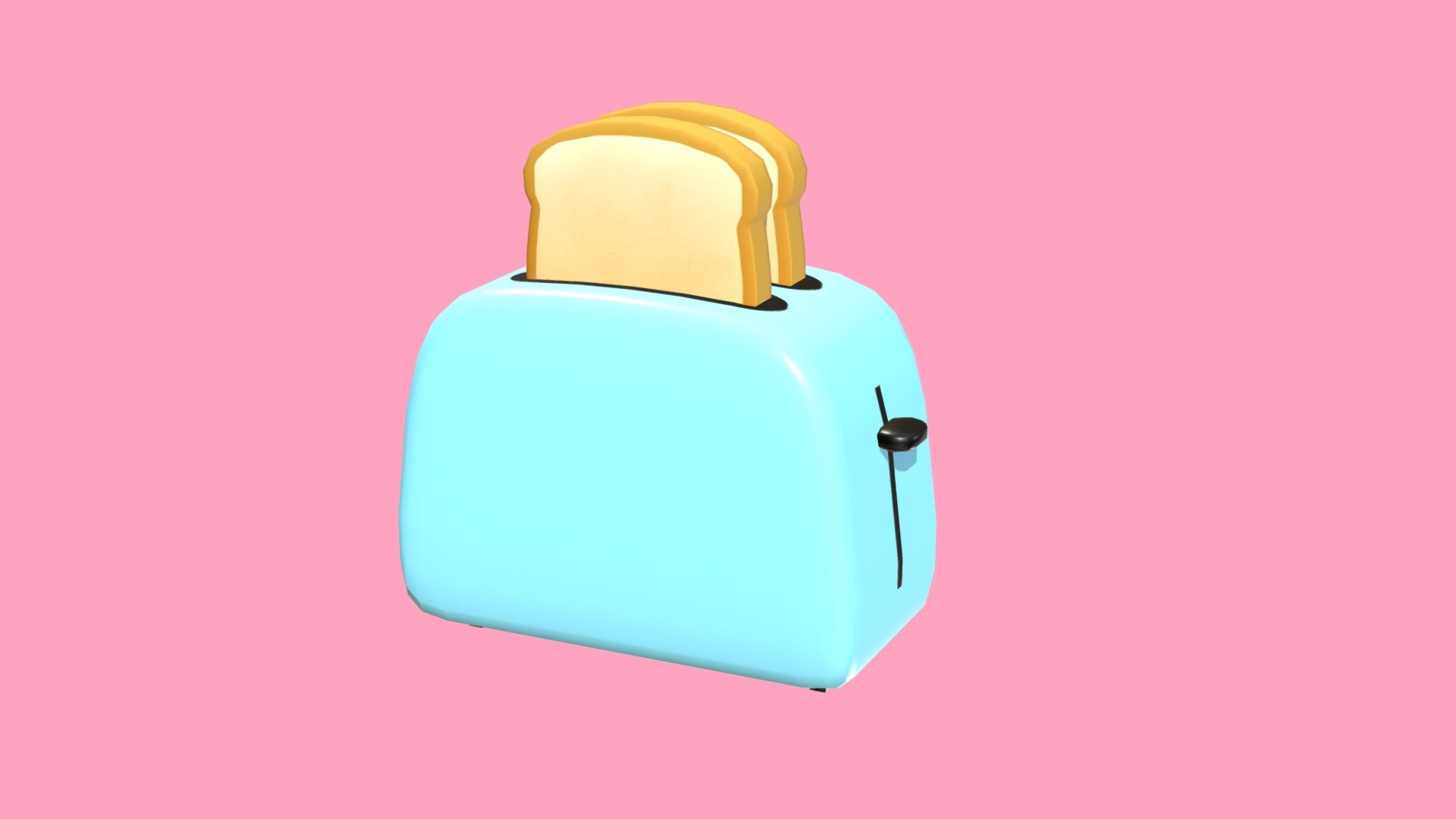 Toaster - Download Free 3D model by thelettervi 3d model