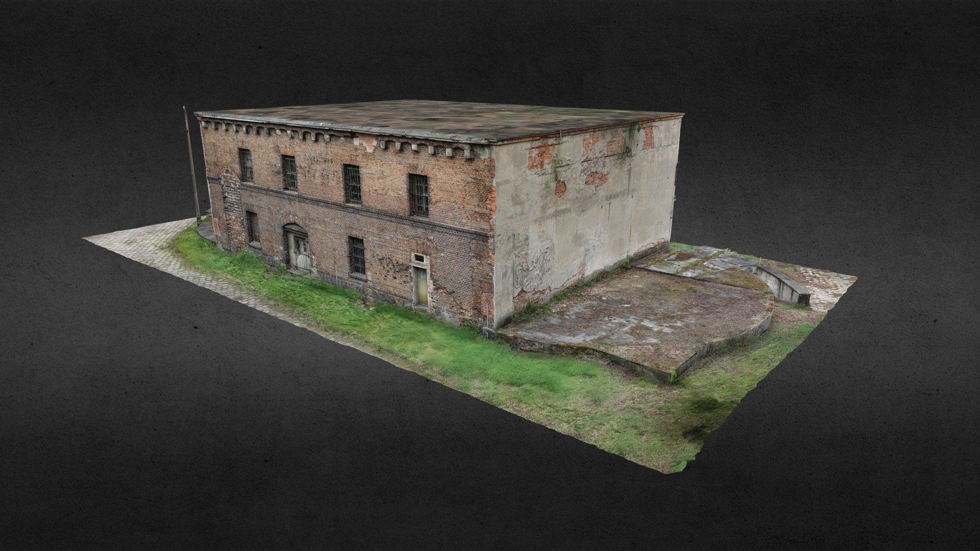 Military fort.

Model 3D created in RealityCapture from 967 images and laser scanning 3D (Leica P40)

I encourage you to look at other models.
Tips on how to improve the models in the future are welcome :) - Military fort 01 - Buy Royalty Free 3D model by archiwum_xyz 3d model