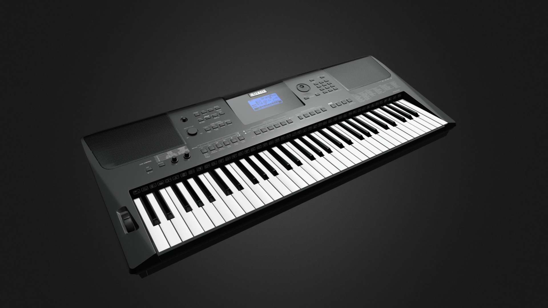 Highly detailed 3D model of Yamaha synthesizer. Low poly mesh, light mesh.
4k pack textures
Repeated all the characters printed on the original 3d model