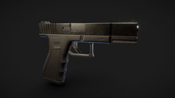 Glock 19 realism, glock19, weapons, hardsurface