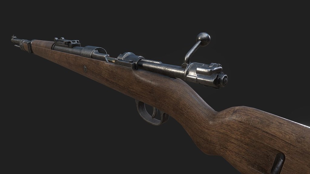 Weapon for game.  Mauser K98 Bolt Action Rifle.

For Pathologic game 

http://www.pathologic-game.com/index.php?language=en

by Ice-Pick Lodge

http://ice-pick.com/en/ - Pathologic (2016). Mauser 98k - 3D model by goldengrifon 3d model