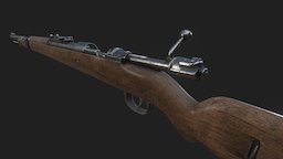 Pathologic (2016). Mauser 98k lowpolymodel, weapon-3dmodel, weapon, low-poly, weapons, lowpoly, gameart