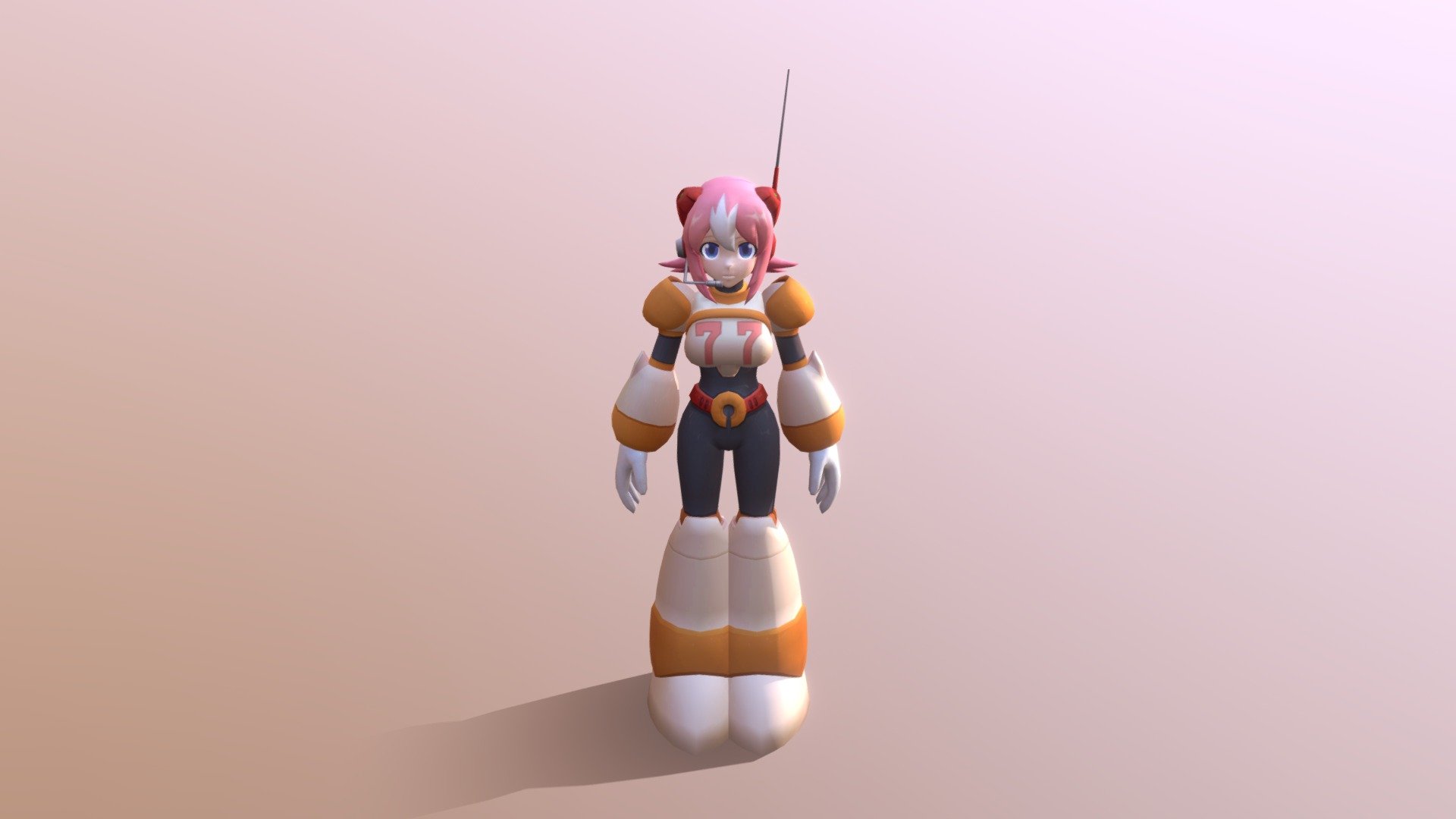 Nana originally from Command Mission to Mega Man X DiVE - Nana- Mega Man X DiVE - Download Free 3D model by omni (@omni23) 3d model