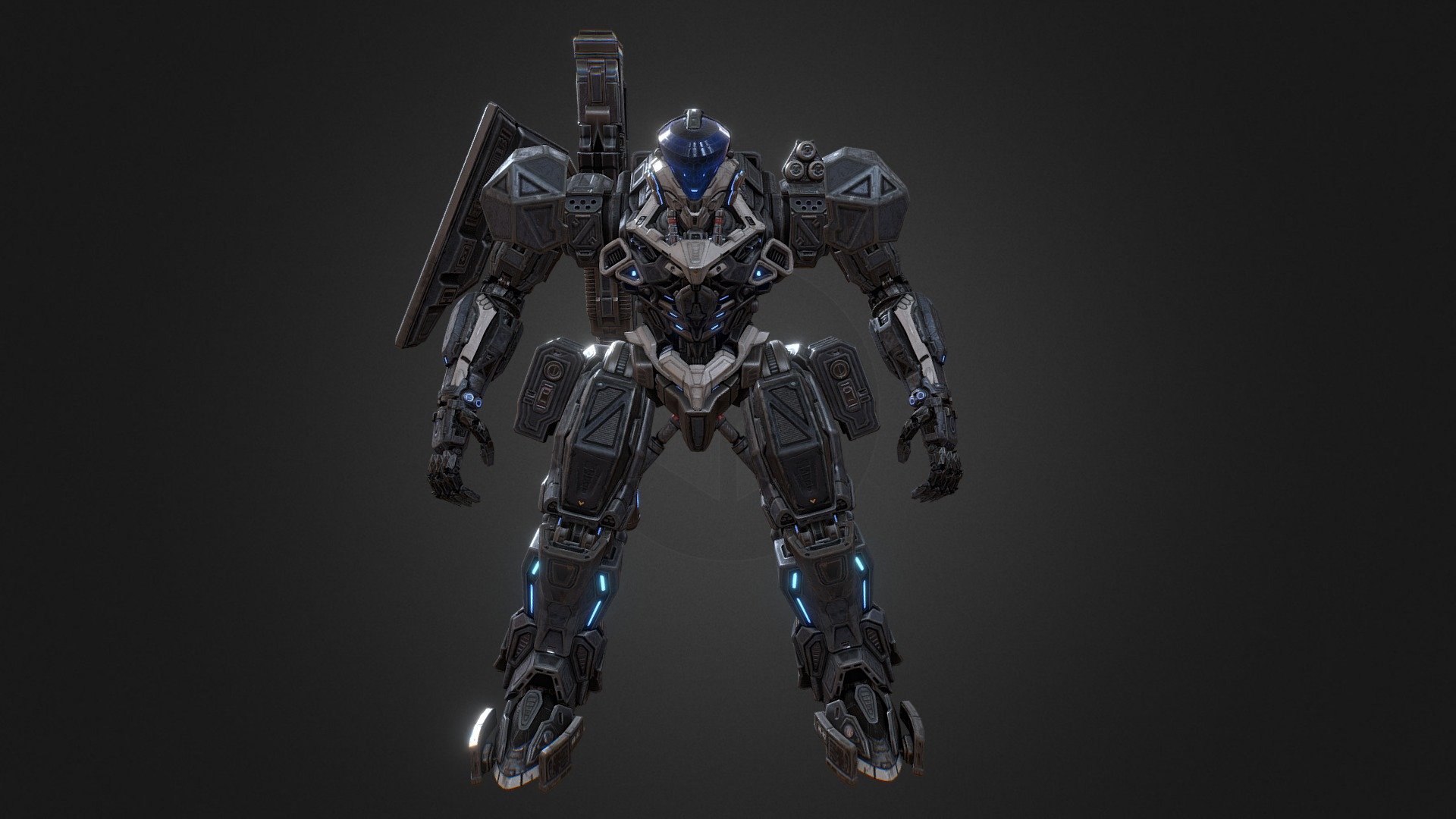 The first operational highly articulated, neuro-enhanced, Mechanized Combat Unit, &ldquo;Archangel