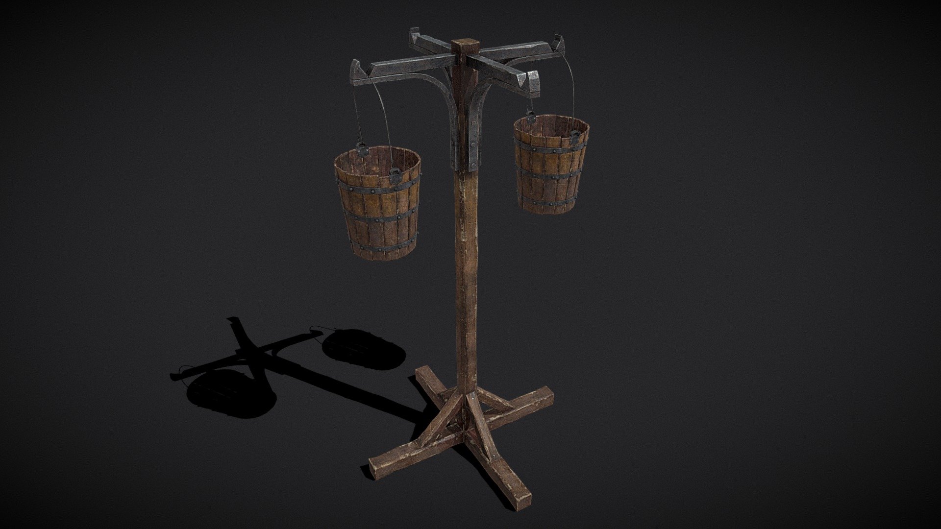 Bucket and Stand 
Bucket and Stand - 3D Model Files Include FBX and OBJ. Includes PBR Texture in 4096 x 4096 3d model