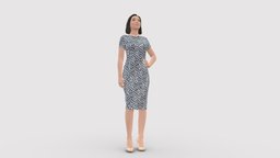 girl in dress 0328 style, toy, fashion, beauty, miniature, figurine, color, realistic, printable, outfit, success, 3dprint
