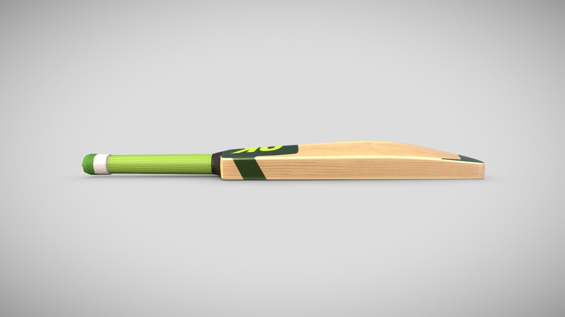 cricket bat - Buy Royalty Free 3D model by nickknacks 3d model