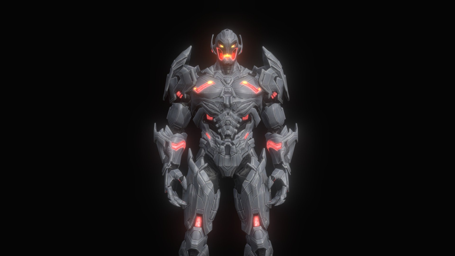 Ultron (/ˈʌltrɒn/) is a supervillain appearing in American comic books published by Marvel Comics. The character was created by writer Roy Thomas and artist John Buscema, and initially made his debut as an unnamed character in The Avengers #54 (July 1968), with his first full appearance in The Avengers #55 (August 1968). He is a self-aware and highly intelligent robot who develops a god complex and a grudge against his creator Hank Pym. His goal to destroy humanity has brought him into repeated conflict with the Avengers 3d model