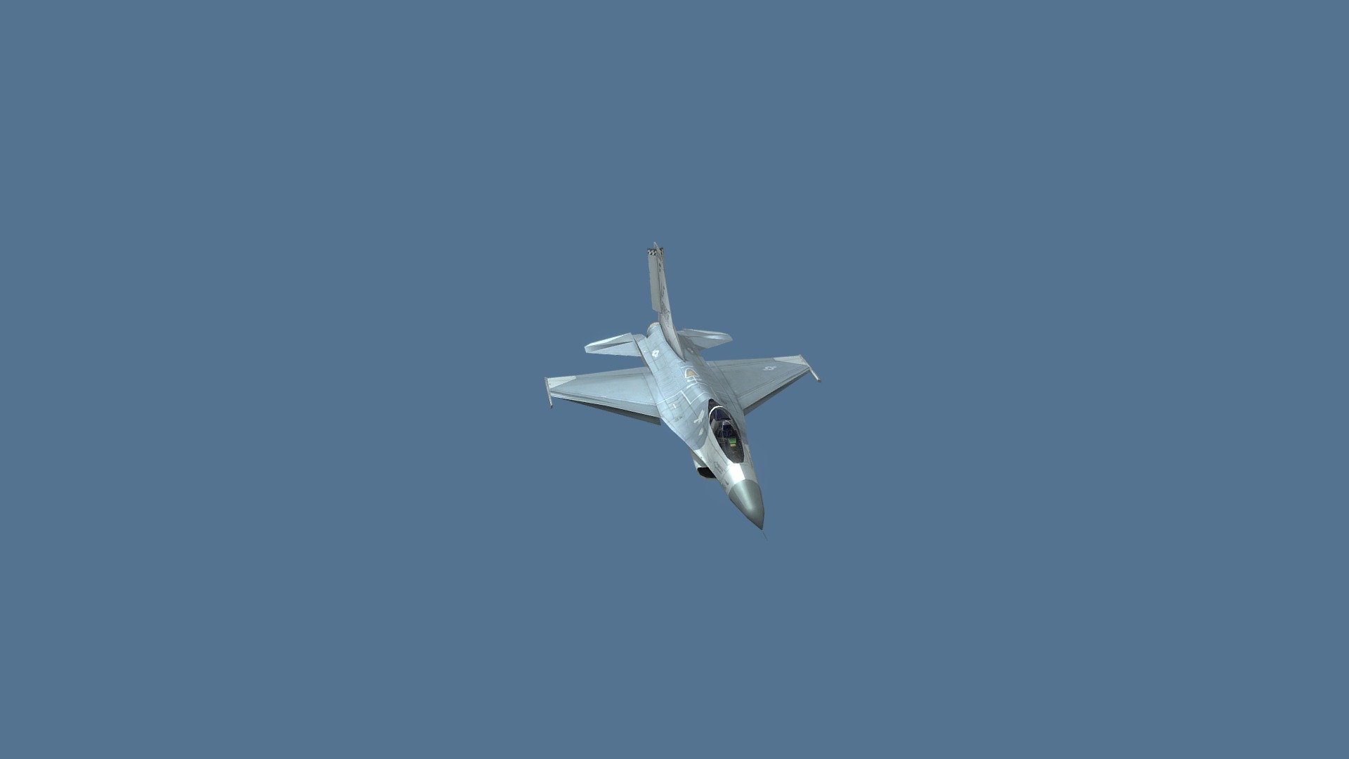 F-16 - 3D model by Tianue 3d model