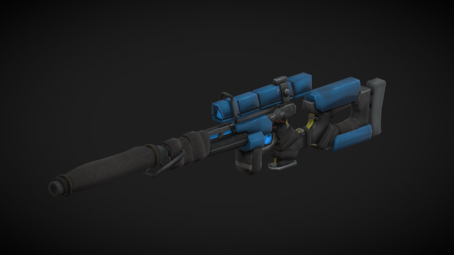 Sci-fi Sniper rifle TS-12

Ramshackle improvised hand-crafted sci-fi sniper rifle, low-poly and game-ready asset.

Files:




6 x 4096 x 4096 Textures.

FBXFile

OBJ File

STL File

Blend File
 - Sci-fi Sniper rifle TS-12 - Download Free 3D model by Tramicful 3d model