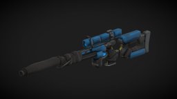 Sci-fi Sniper rifle TS-12