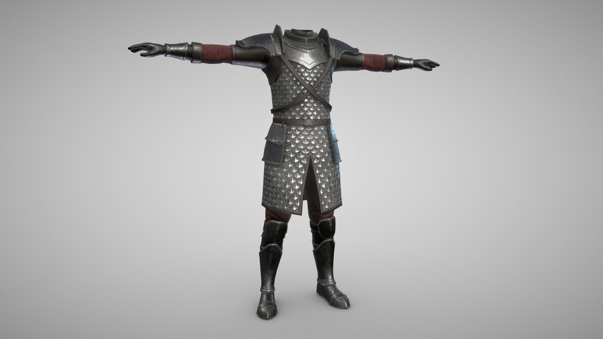 Medieval Armor v5 - 3D model by Bartłomiej Lach (@bartlomiejlach) 3d model