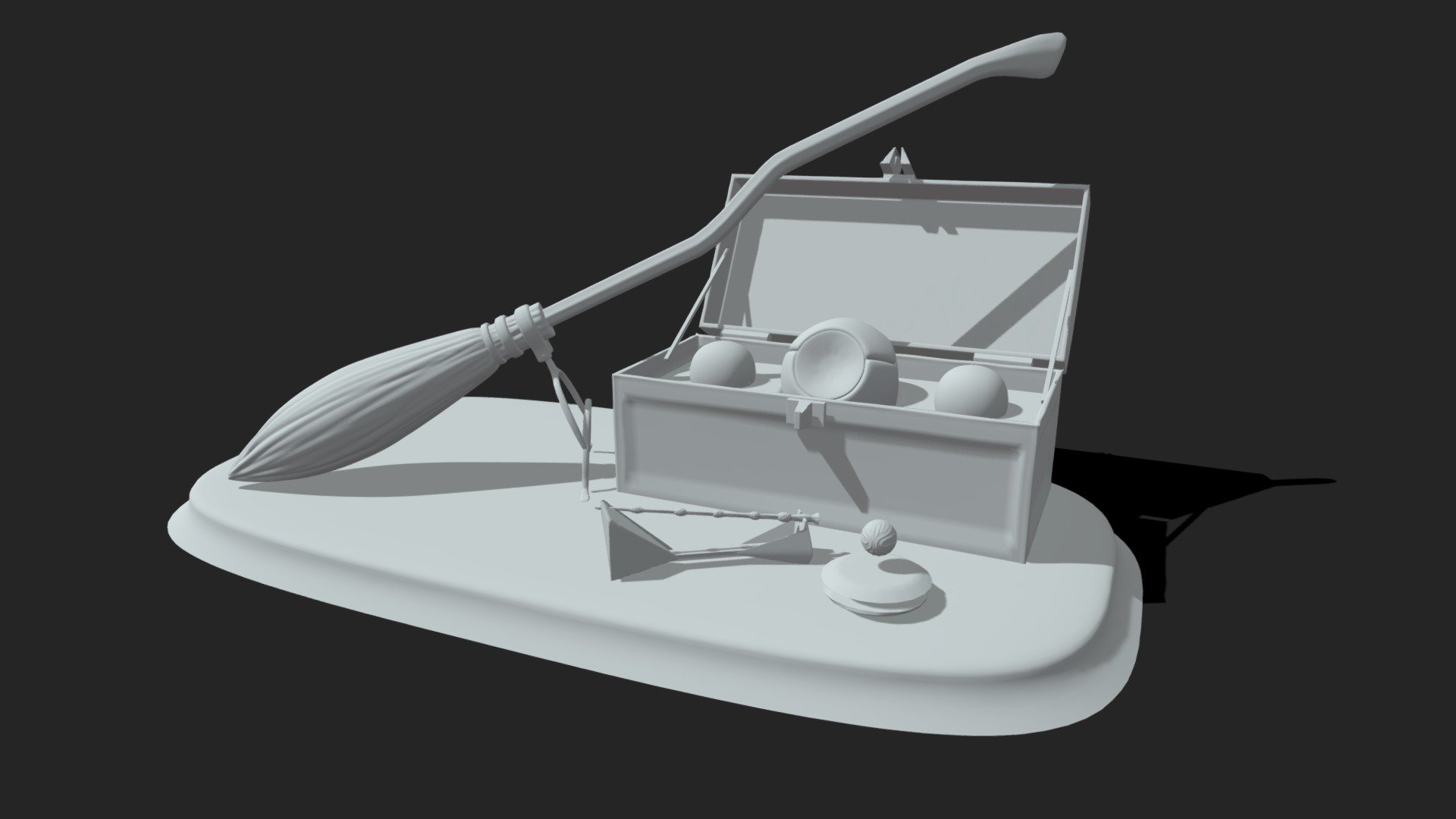 Quiddich's Harry Potter
Nimbus 2000
Snitch
Elder Wand - Harry Potter - 3D model by isaackson3d 3d model