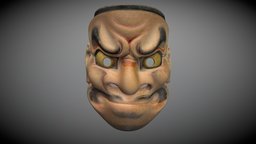 Noh Mask: Kurama Tengu