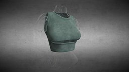 Base T-Shirt Lowpoly topology, top, realistic, t-shirt, marvelousdesigner, clothing-design, realistic-textures, pbr-texturing, pbr-game-ready, realistic-pbr-texturing, 3dmodel, clothes-female