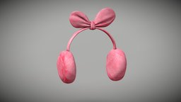 Ear-Muffs with Bow hat, cute, winter, bow, women, accessories, clothes, headphones, easter, accessory, head, box, men, warm, phones, ribbon, headwear, earmuffs, girl, headphoneswithbow