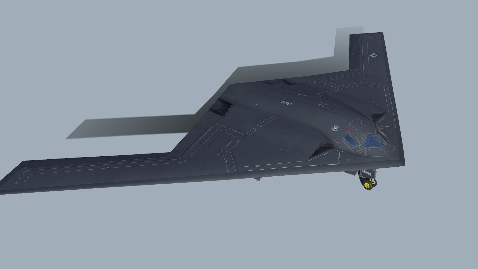 The Northrop Grumman B-21 Raider is an American strategic bomber under development for the United States Air Force (USAF) by Northrop Grumman. As part of the Long Range Strike Bomber (LRS-B) program, it is to be a long-range, stealth intercontinental strategic bomber for the USAF, able to deliver conventional and thermonuclear weapons.
As of 2022, the B-21 is expected to enter service by 2026 or 2027 3d model