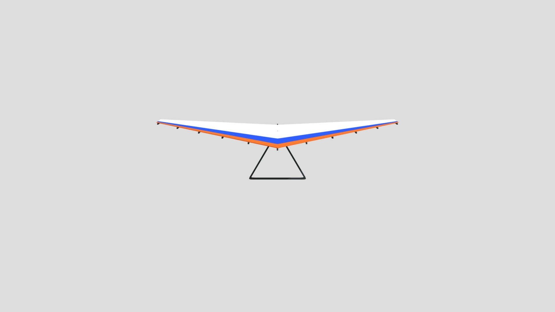 This is a backup of a Poly Asset named Hang glider. Saved from Poly by Google. Preview may be without textures, they are still in the Download ZIP with a preview thumbnail 3d model